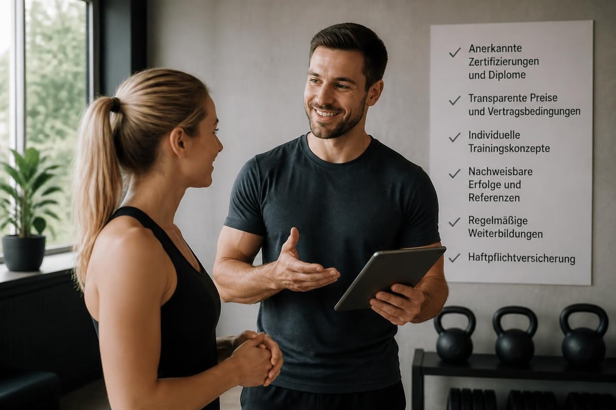 Qualitätsmerkmale professionelles Training