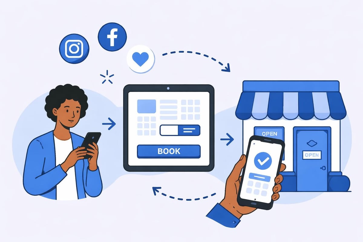 Online booking conversion path