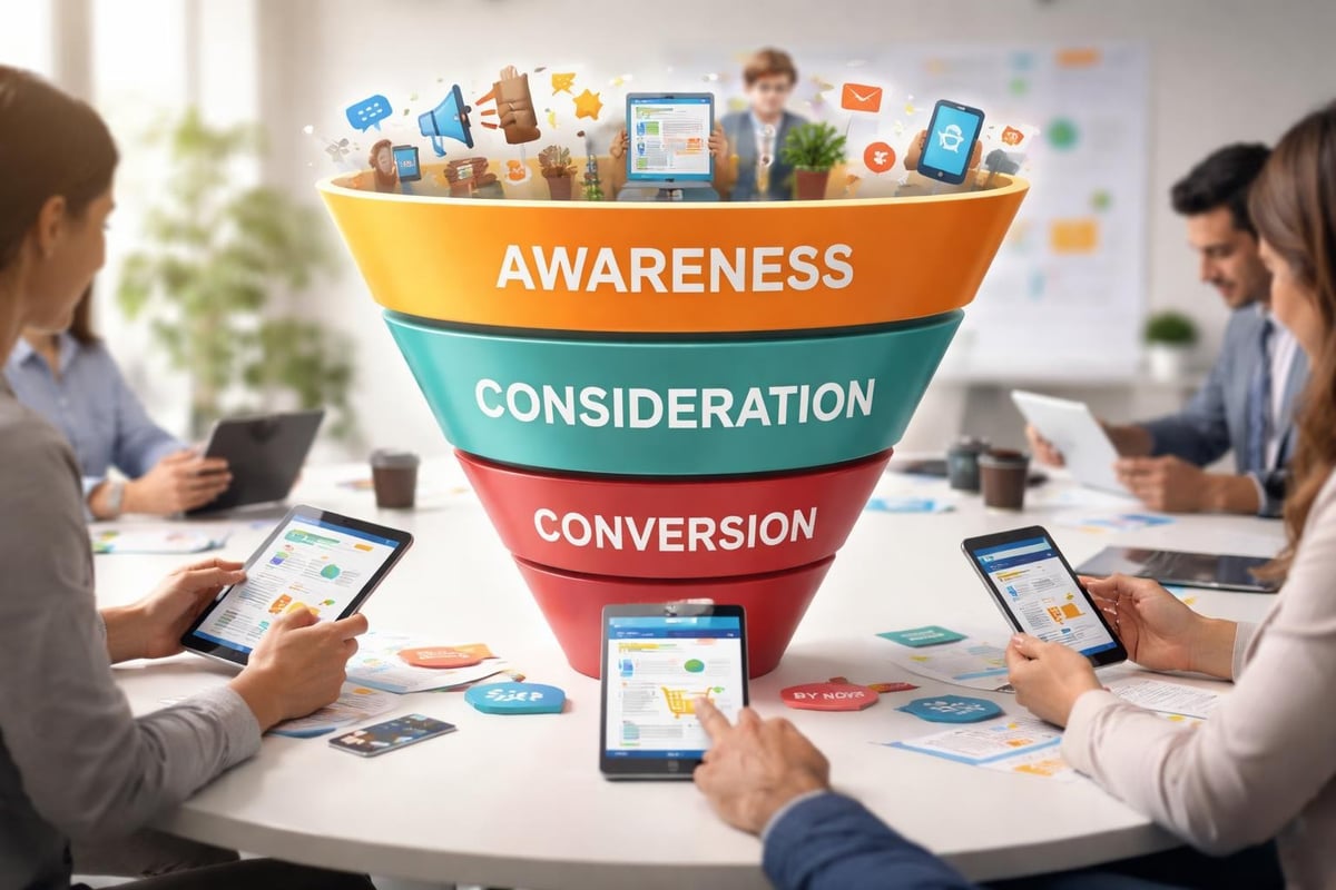 Marketing funnel stages