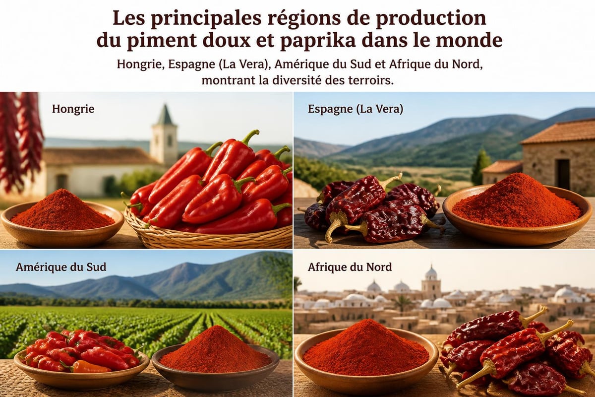 Origines géographiques du paprika