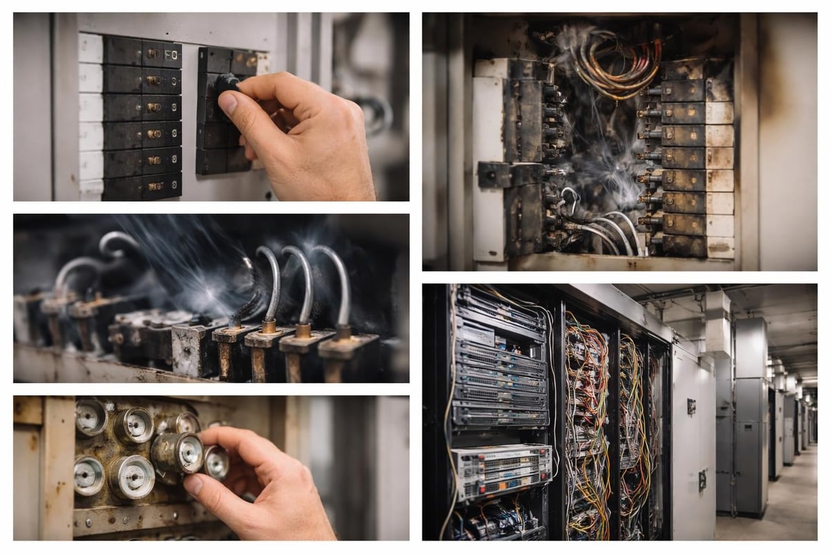 Warning signs requiring electrical panel upgrades