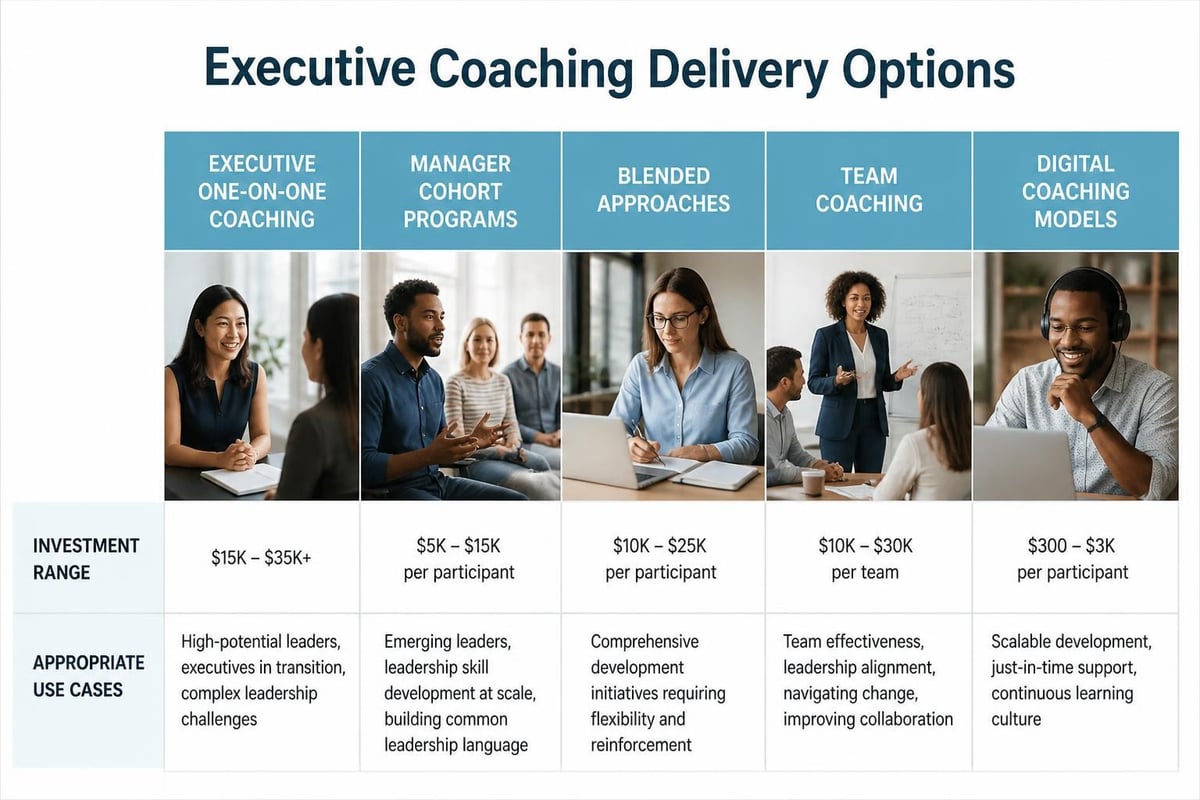 Corporate coaching cost models