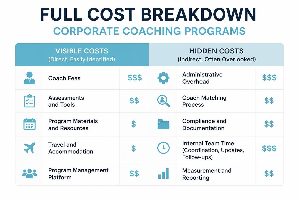 Hidden coaching program costs