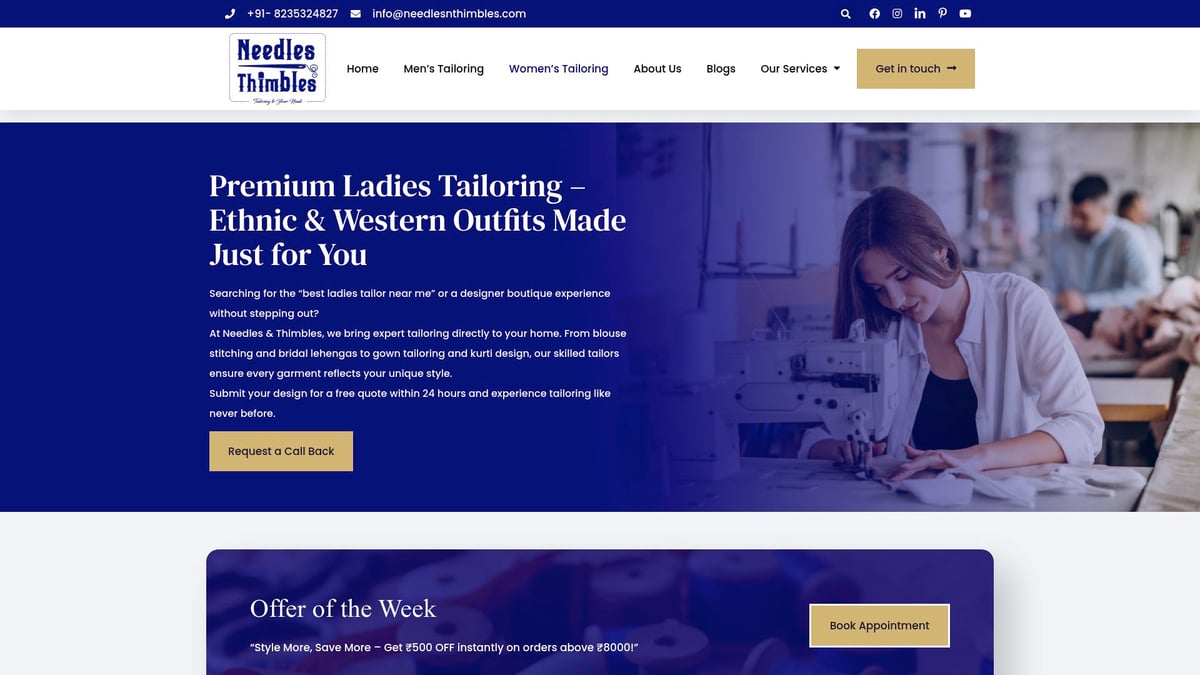 Top 7 der besten Designer-Damenschneider in meiner Nähe für 2026 - Needles & Thimbles