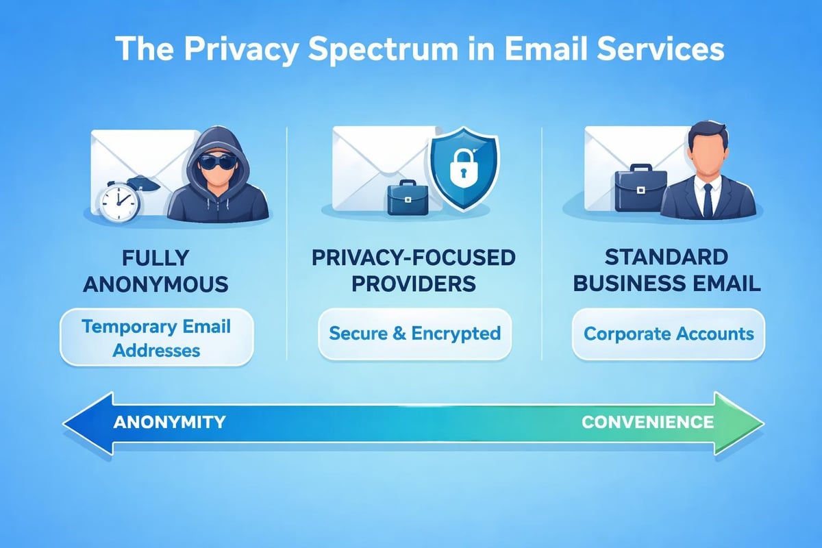 Email privacy spectrum