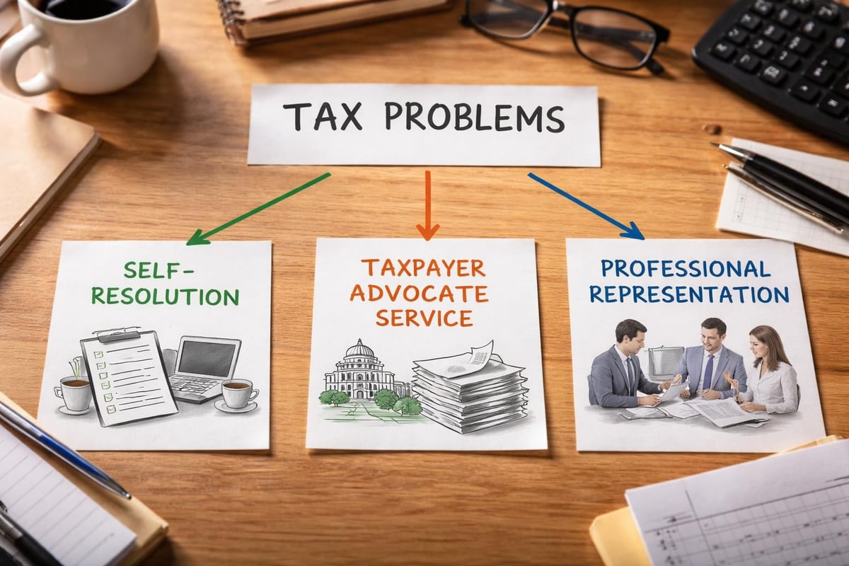 Tax problem resolution options