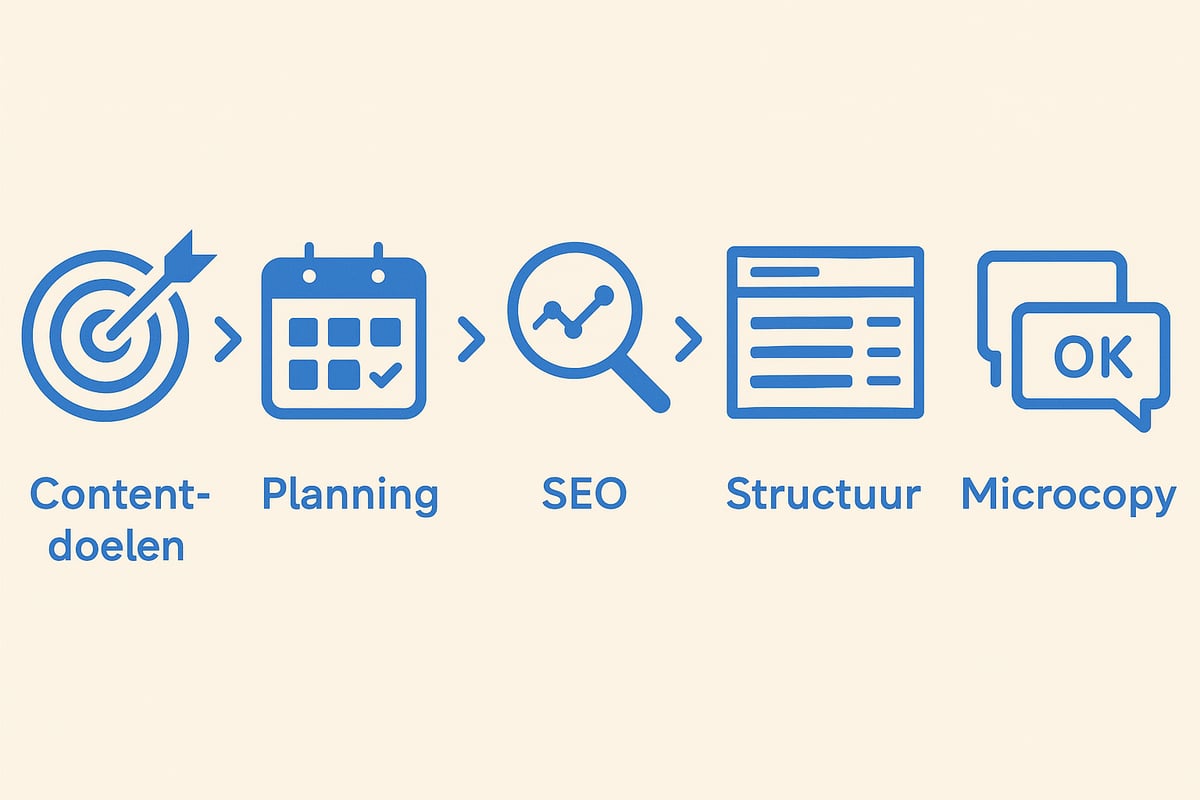 Stap 3: Contentstrategie en Website Structuur