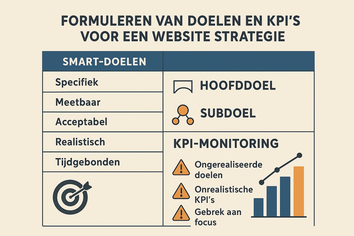 Stap 1: Heldere Doelstellingen en KPI’s Formuleren
