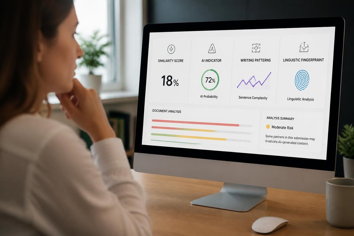 Turnitin AI detection analysis