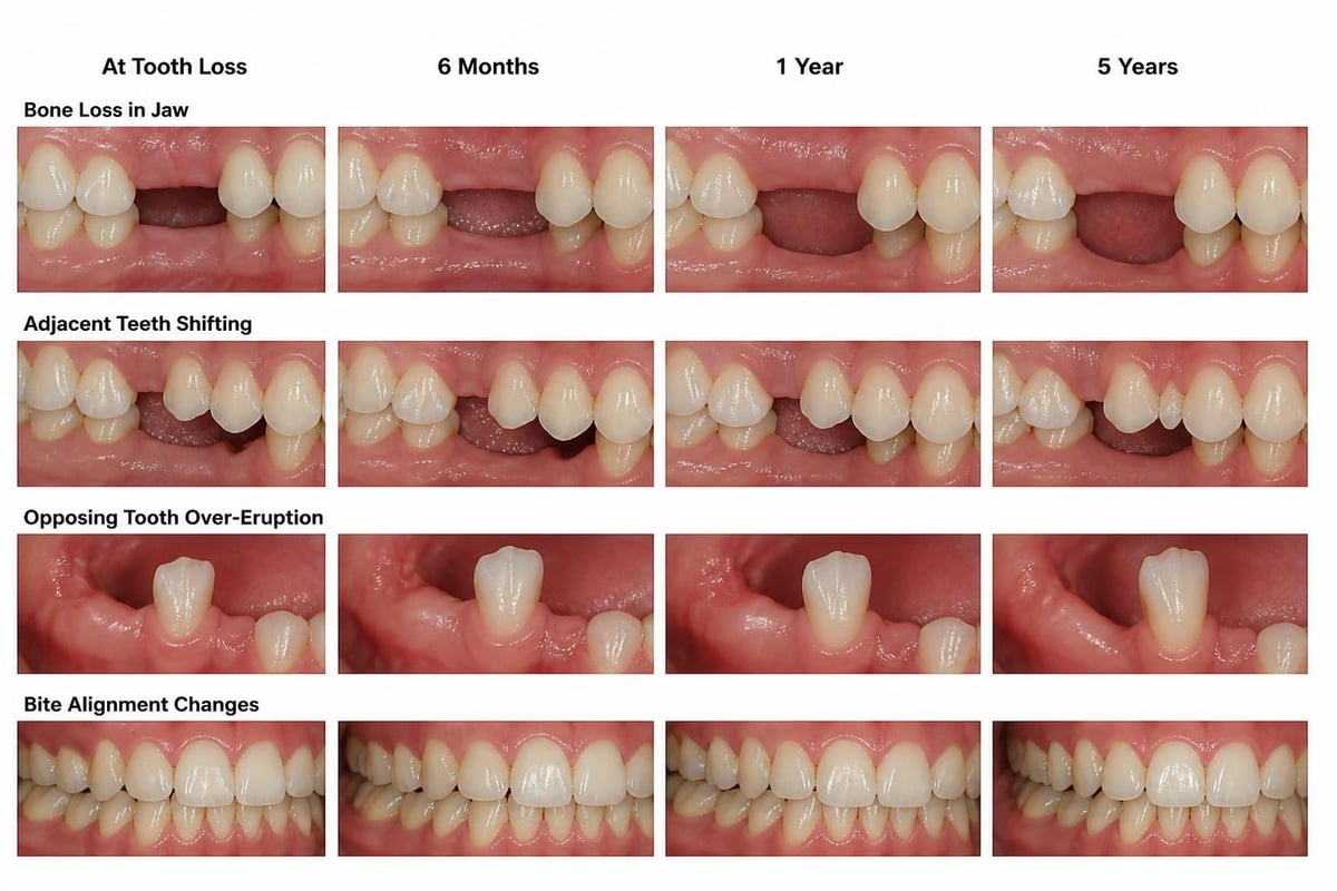 Tooth extraction consequences