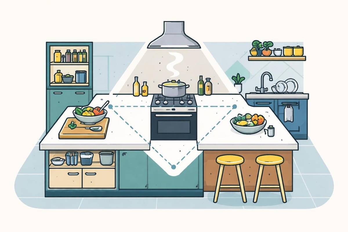 Inselküchen-Funktionen