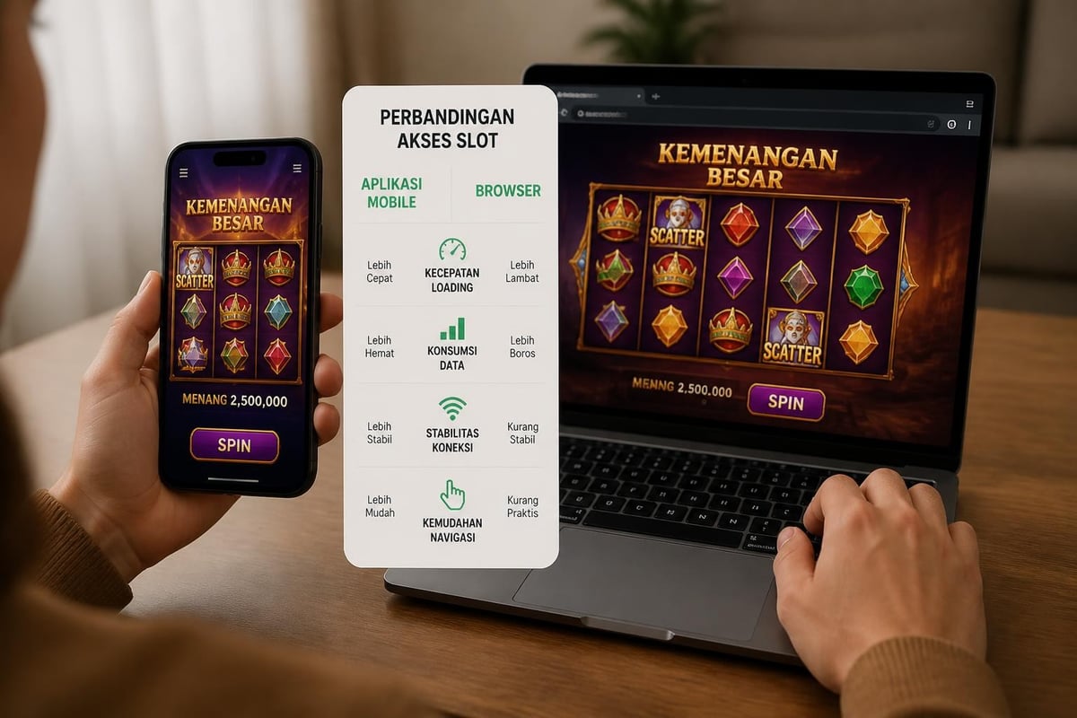 Keuntungan aplikasi slot mobile