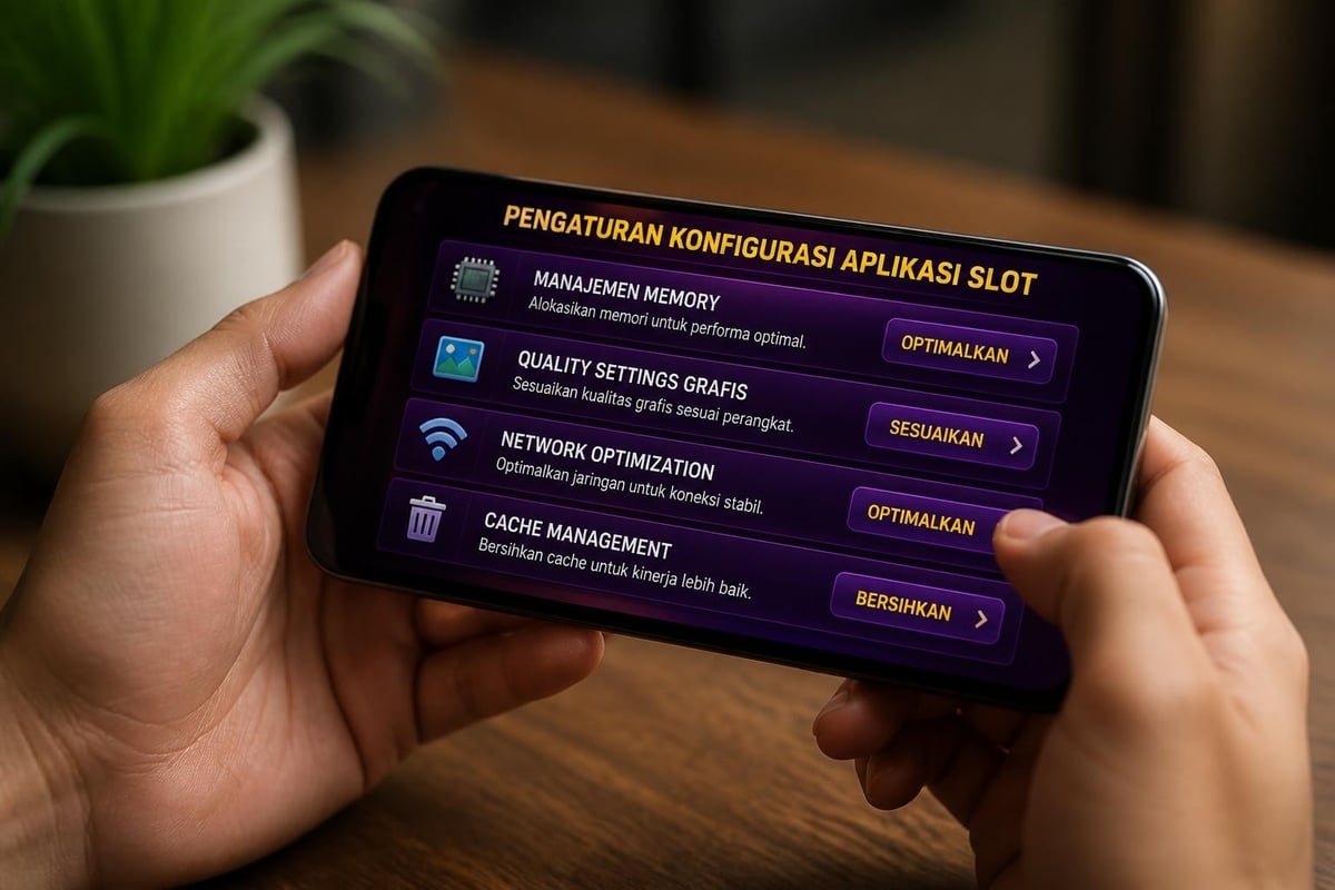 Optimasi performa aplikasi slot