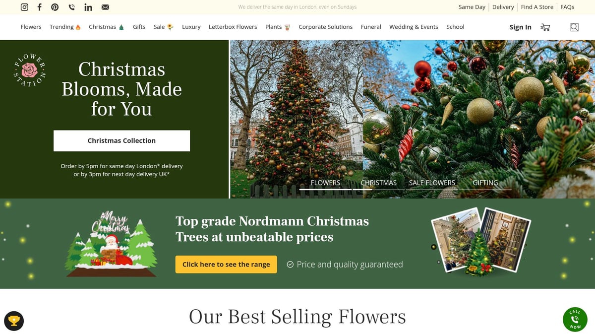 7 Best Valentines Flower Delivery London Services for 2026 - Flower Station – Same-day delivery and 24/7 service