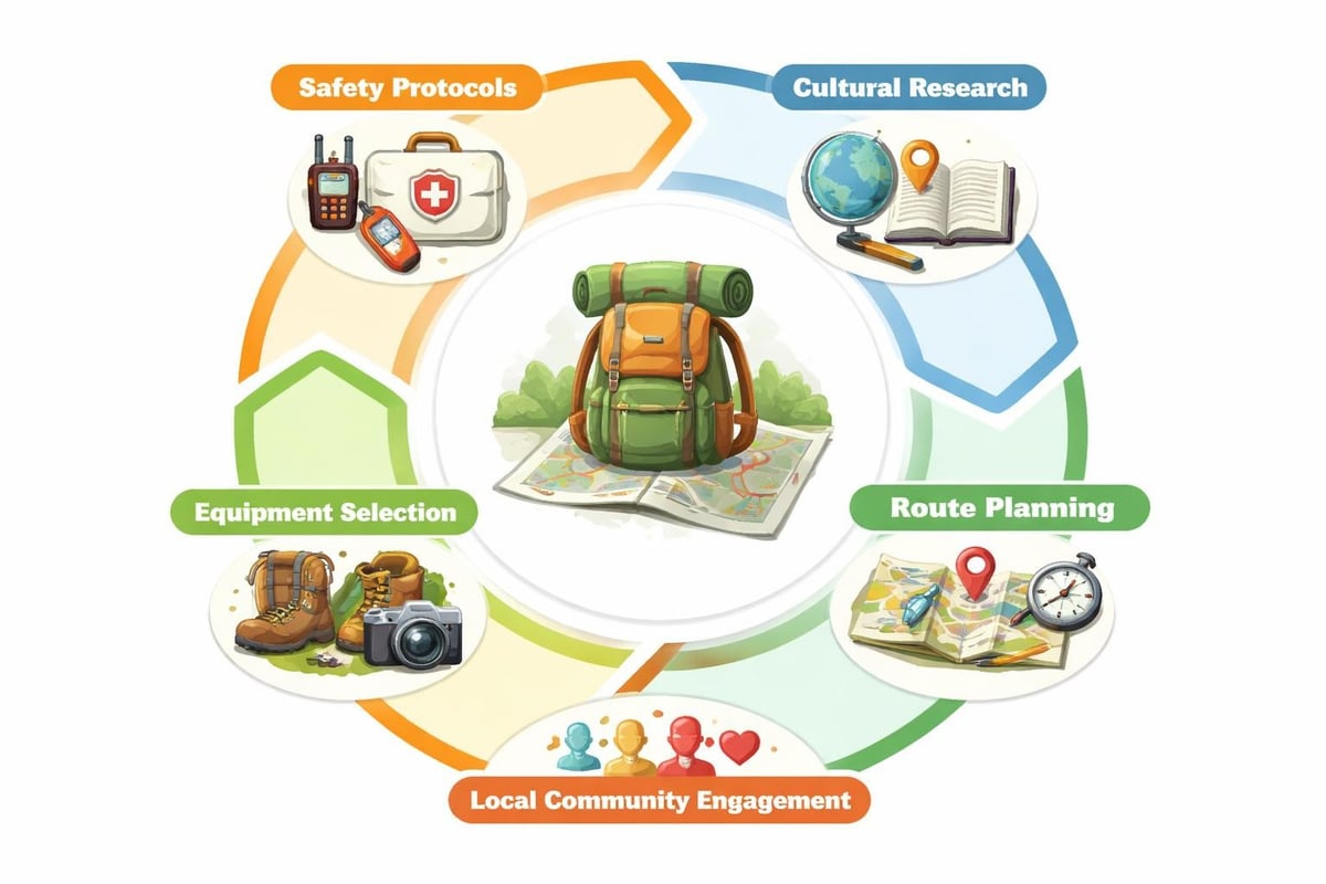 Adventure travel planning components