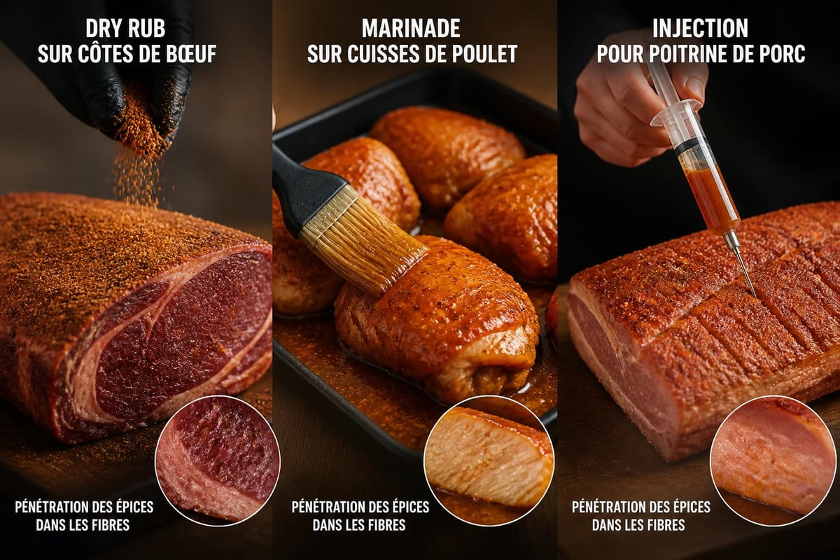 Application des épices