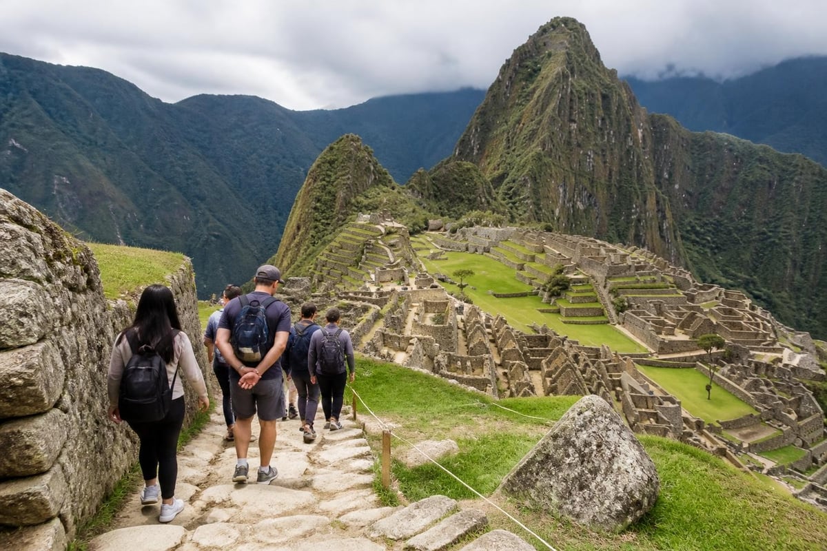 Machu Picchu circuit map