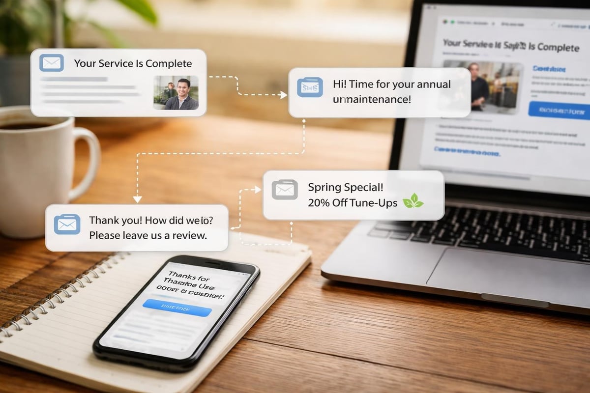 Automated marketing workflow