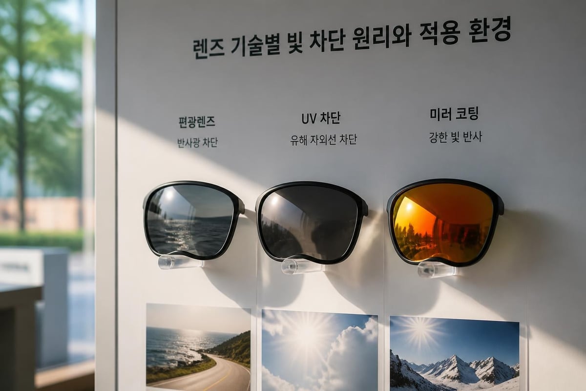 선글라스 렌즈 기능