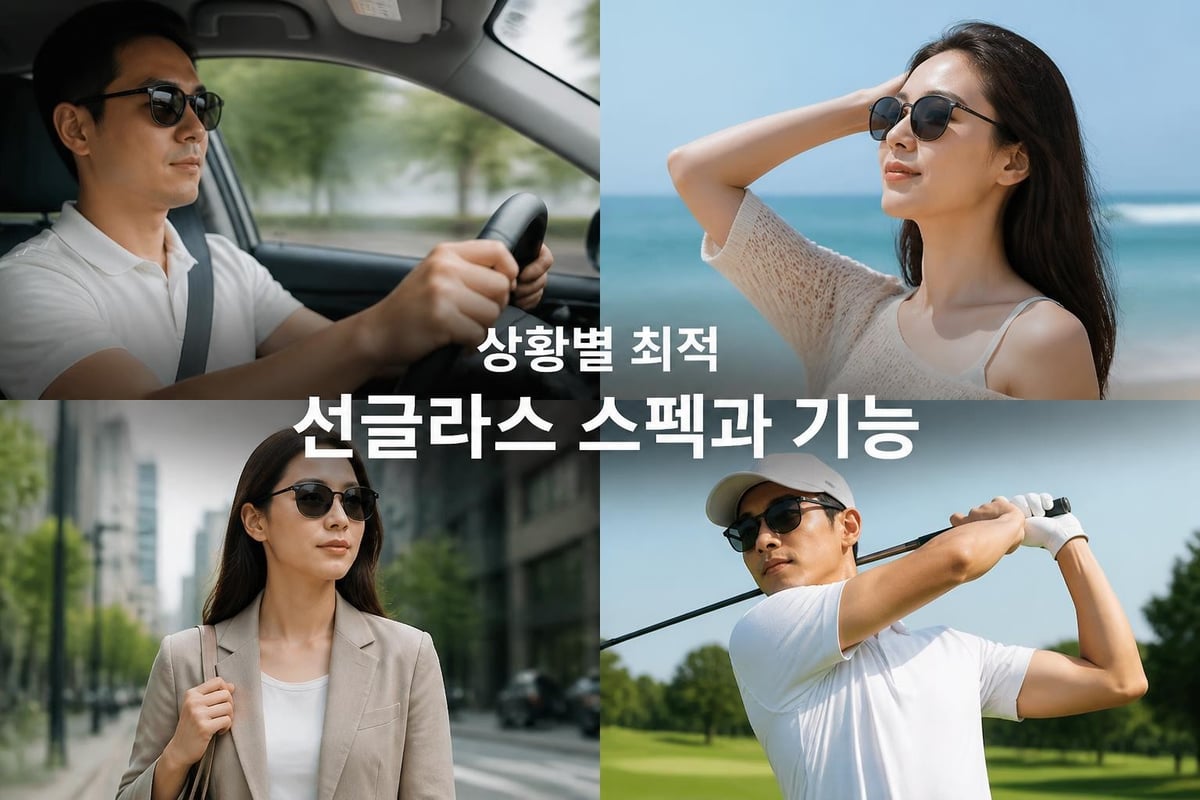 선글라스 사용 시나리오