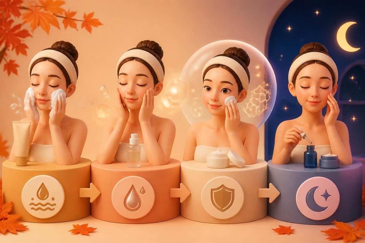 秋のスキンケアルーティン