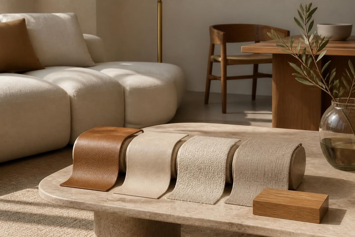 Material comparison for dining chairs