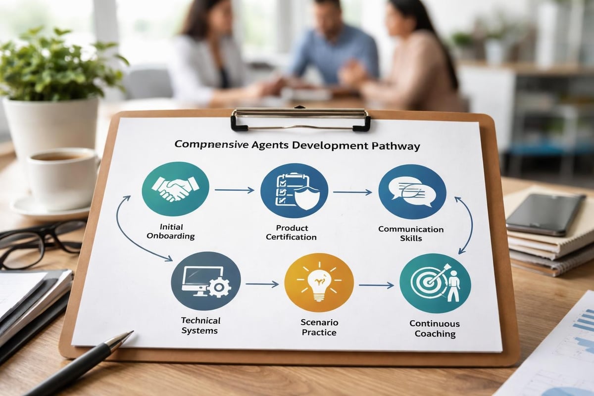 Training framework for customer care teams