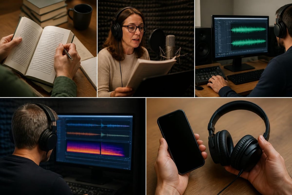 E audiobook production process