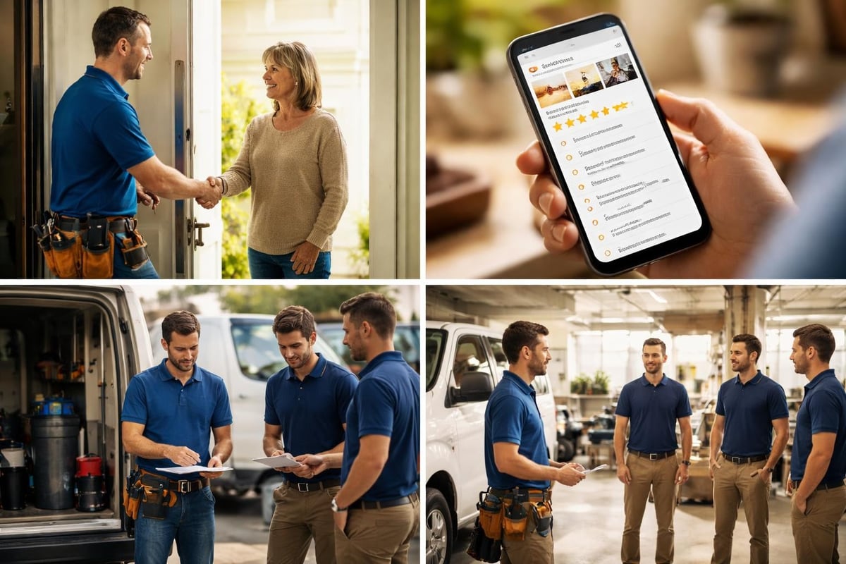 Service business growth path
