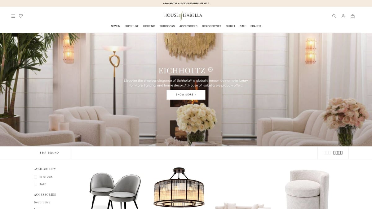 7 Best Luxury Bed UK Choices for a Stylish Bedroom 2025 - Eichholtz – King Size Bedframe