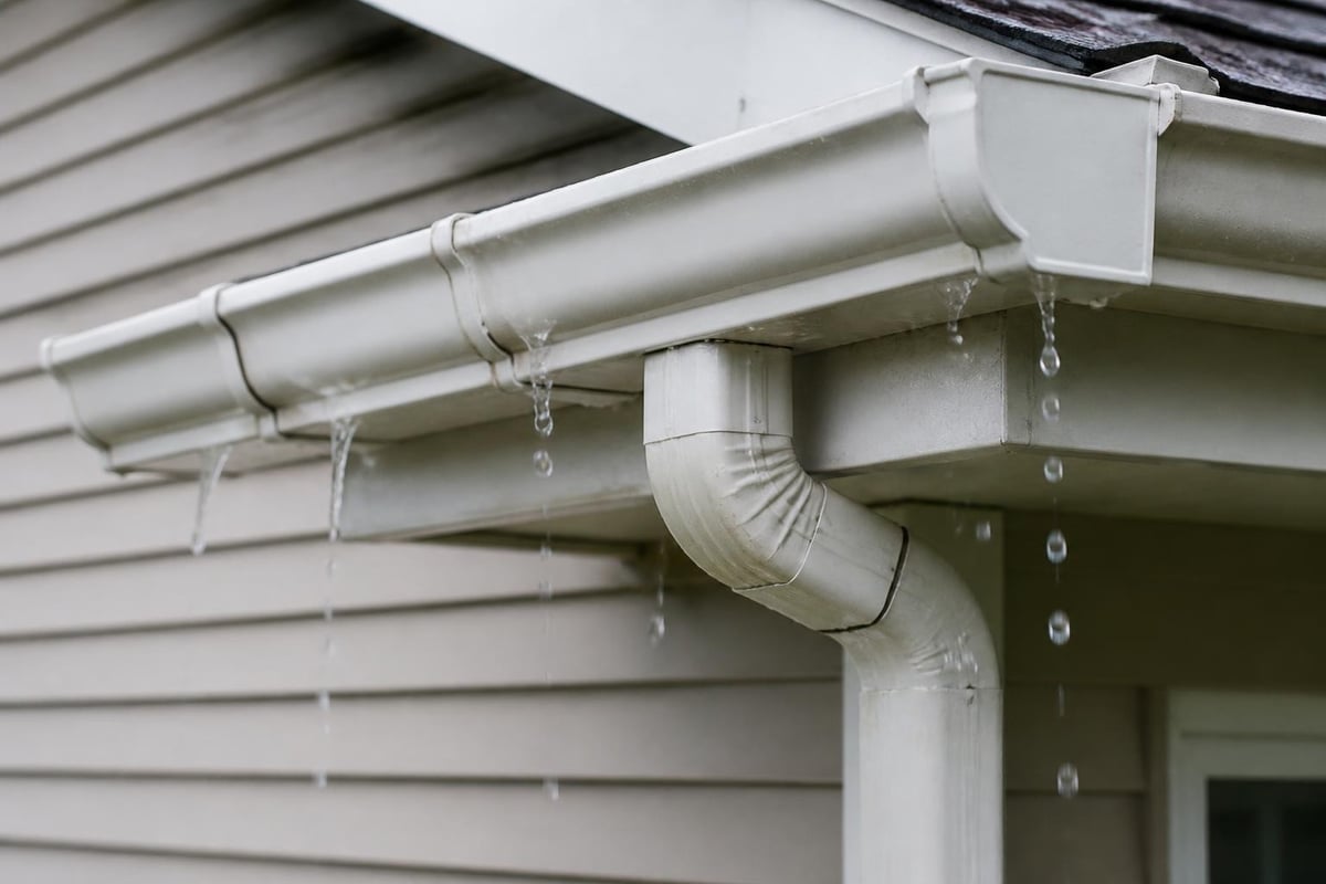 Gutter system failure points
