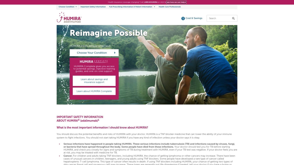 7 Essential Pain Meds for Rheumatoid Arthritis in 2026 - Humira (adalimumab)