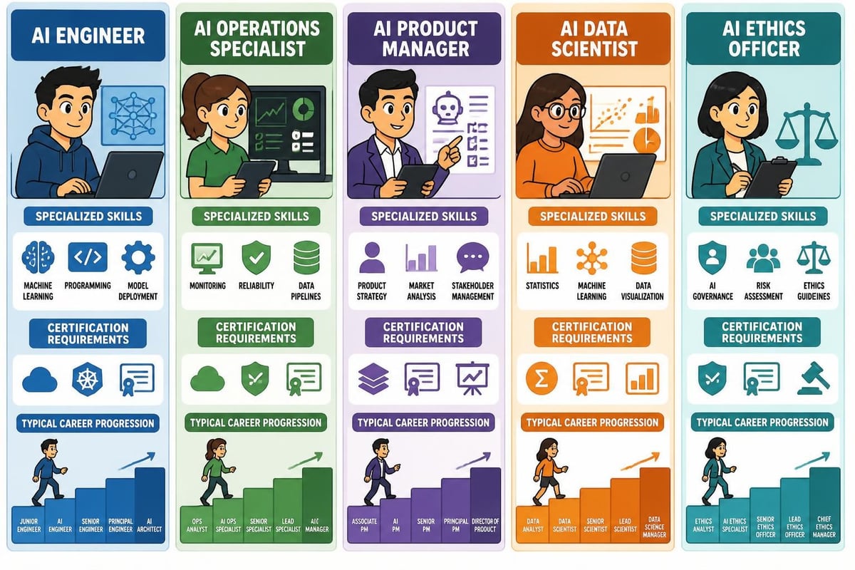 Role-based AI certification tracks