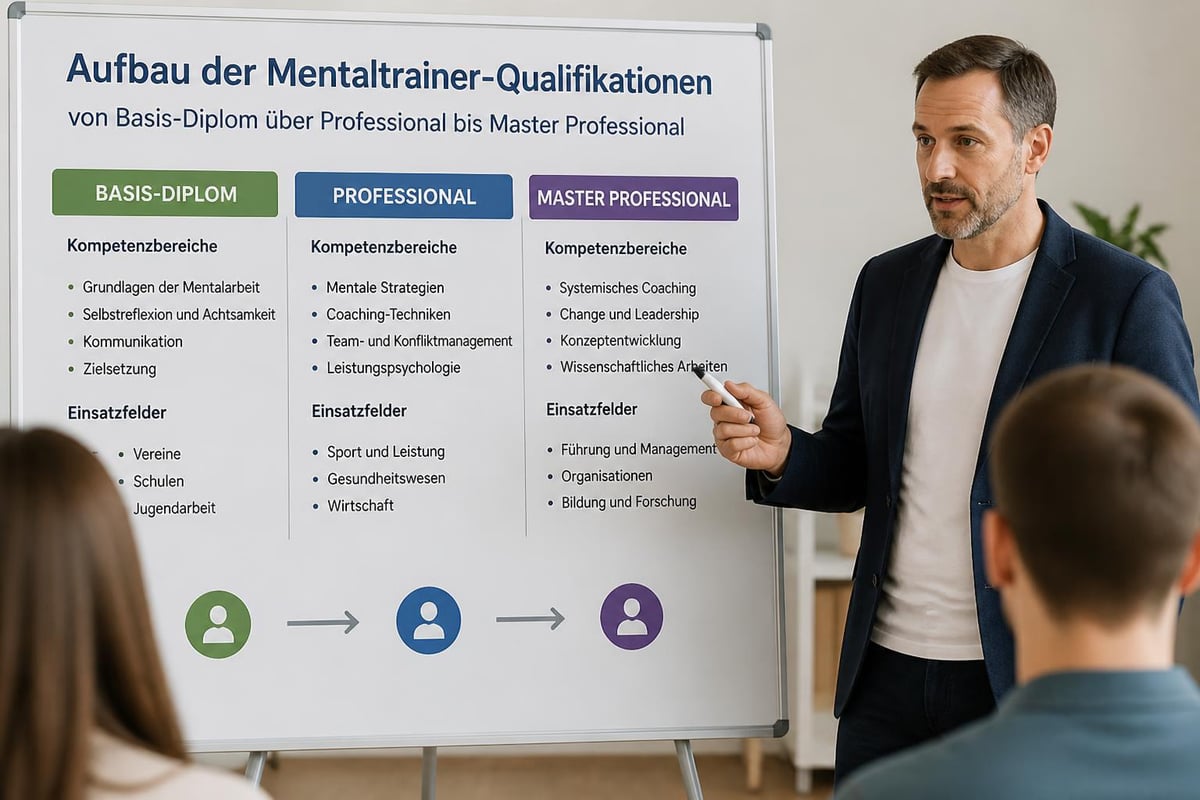 Mentaltrainer Qualifikationspyramide