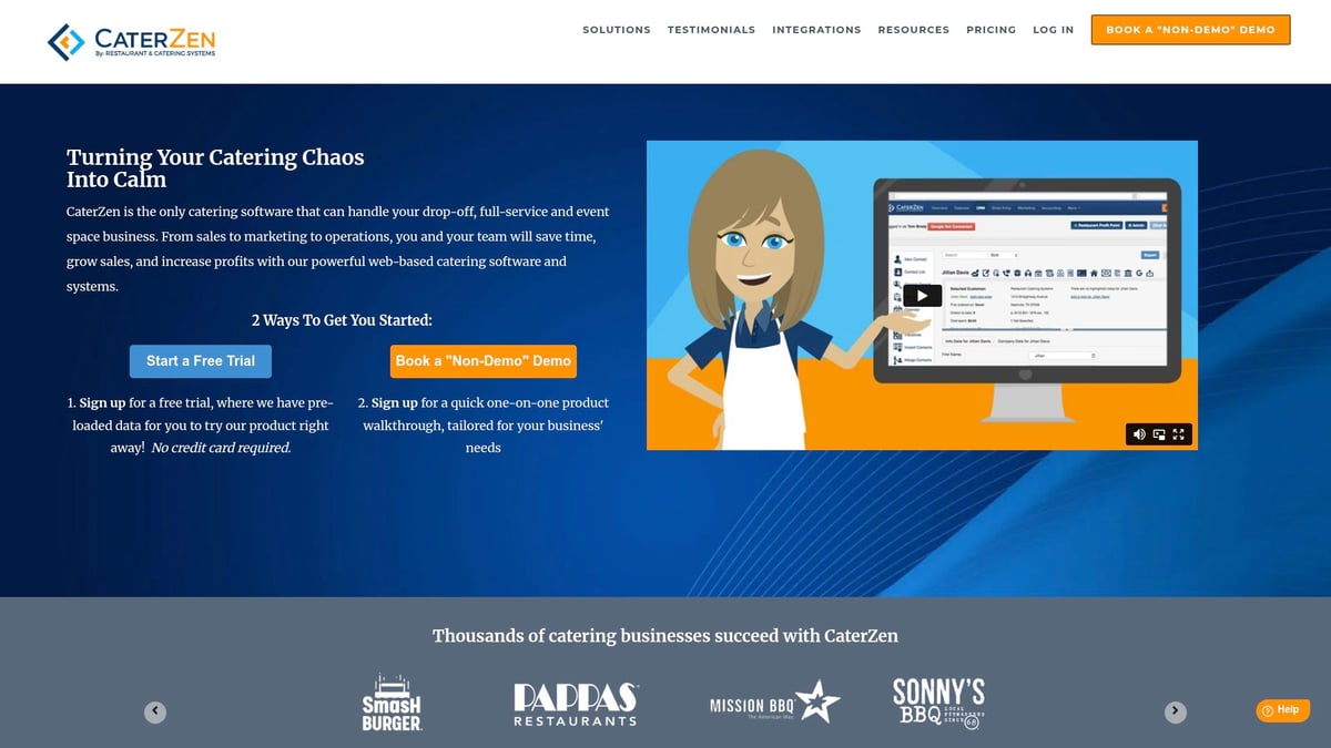 8 Beste Catering Services Software Lösungen 2025 - CaterZen