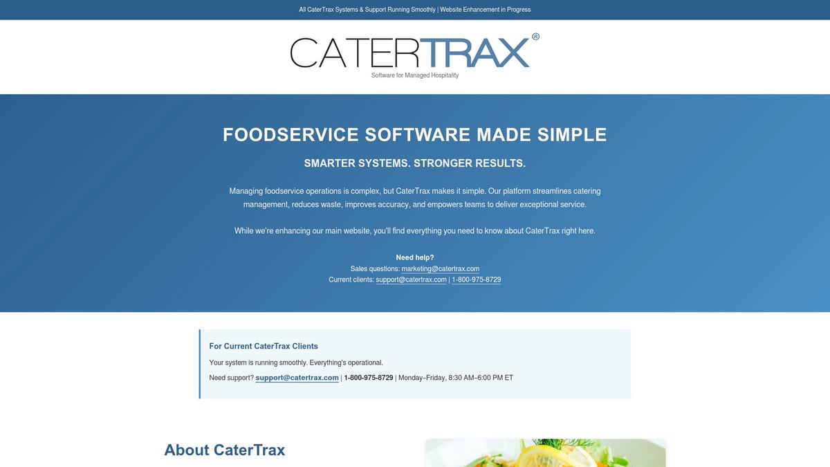 8 Beste Catering Services Software Lösungen 2025 - CaterTrax