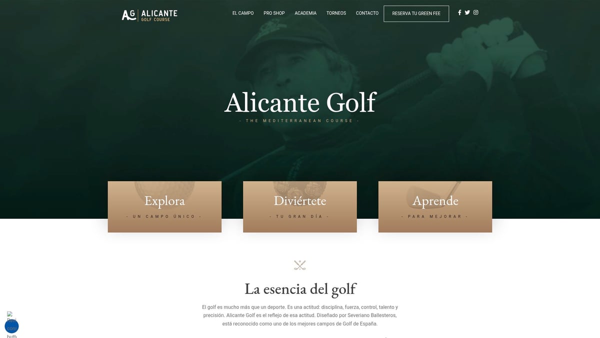 8 Fantastiska Alicante Golfbanor Att Upptäcka 2025 - Alicante Golf