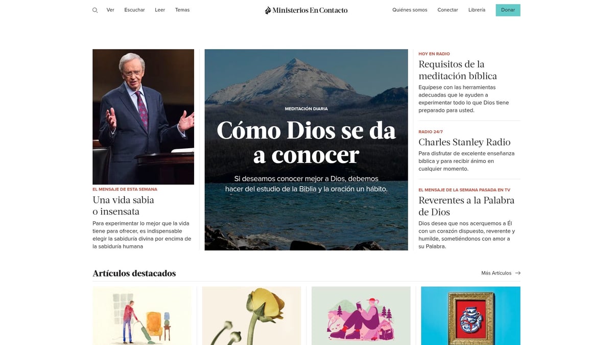 7 Inspiradores Devocionales Cristianos Con Reflexión 2025 - En Contacto: Reflexiones con el Dr. Charles Stanley