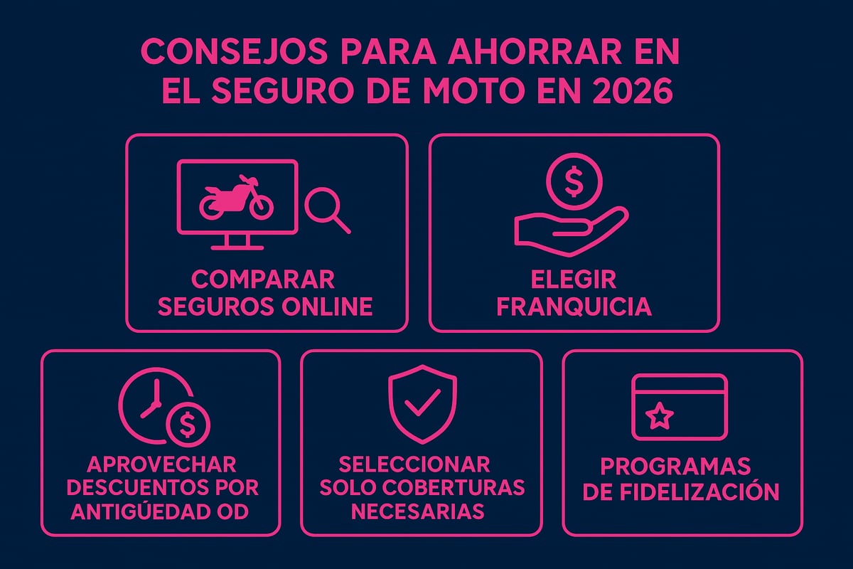 Guía Esencial para Asegurar Moto en 2026 4 Consejos para ahorrar en el seguro de tu moto en 2026