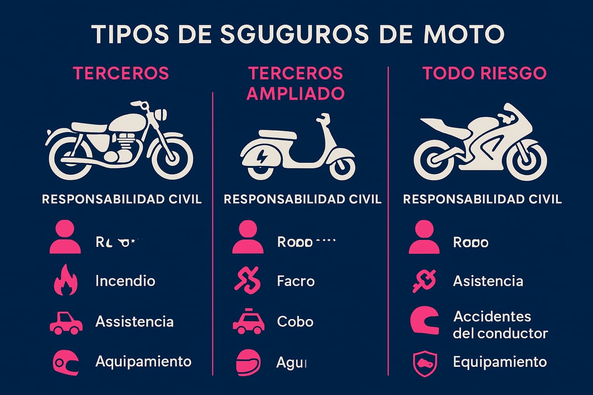 Guía Esencial para Asegurar Moto en 2026 2 Tipos de seguros de moto disponibles y coberturas recomendadas