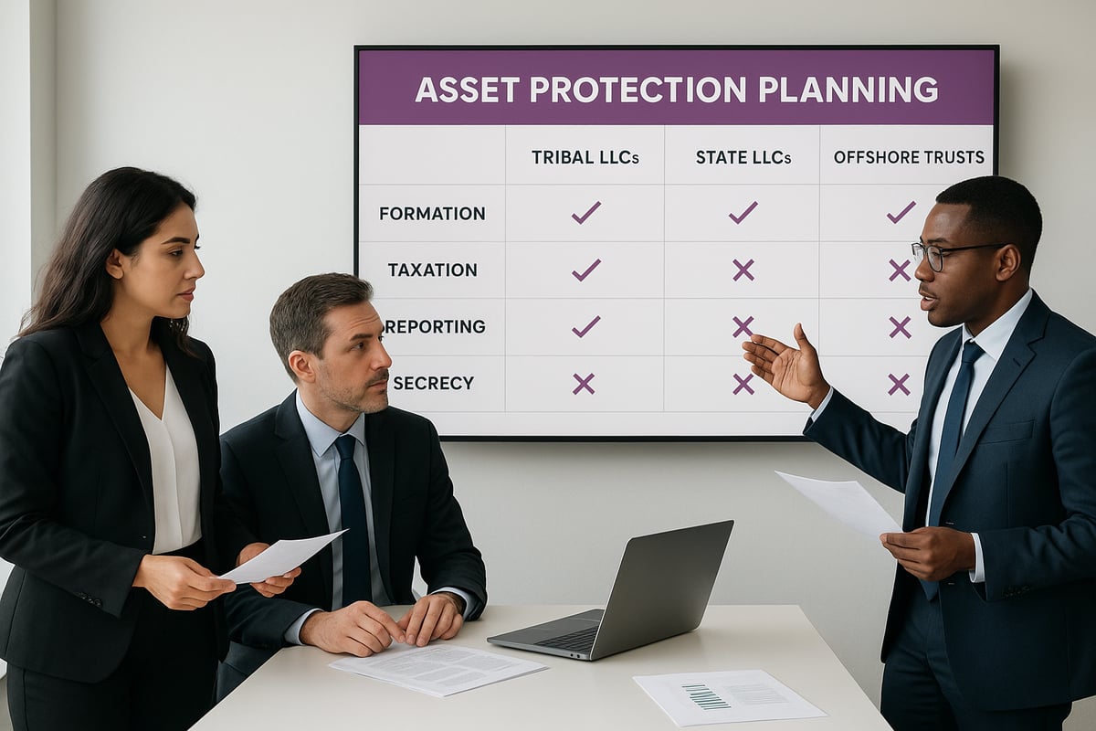 Tribal LLCs vs. State LLCs and Offshore Trusts: A Comparative Analysis