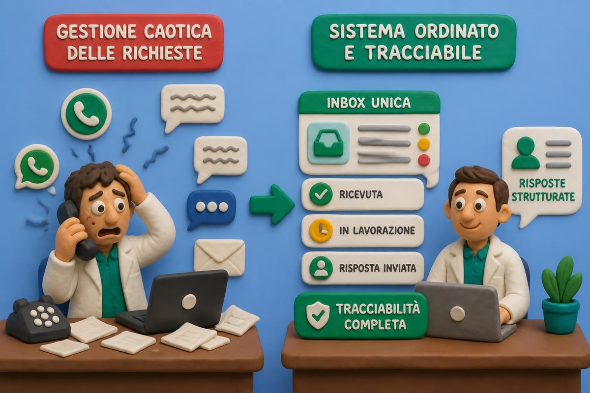 Flusso disorganizzato vs flusso ordinato