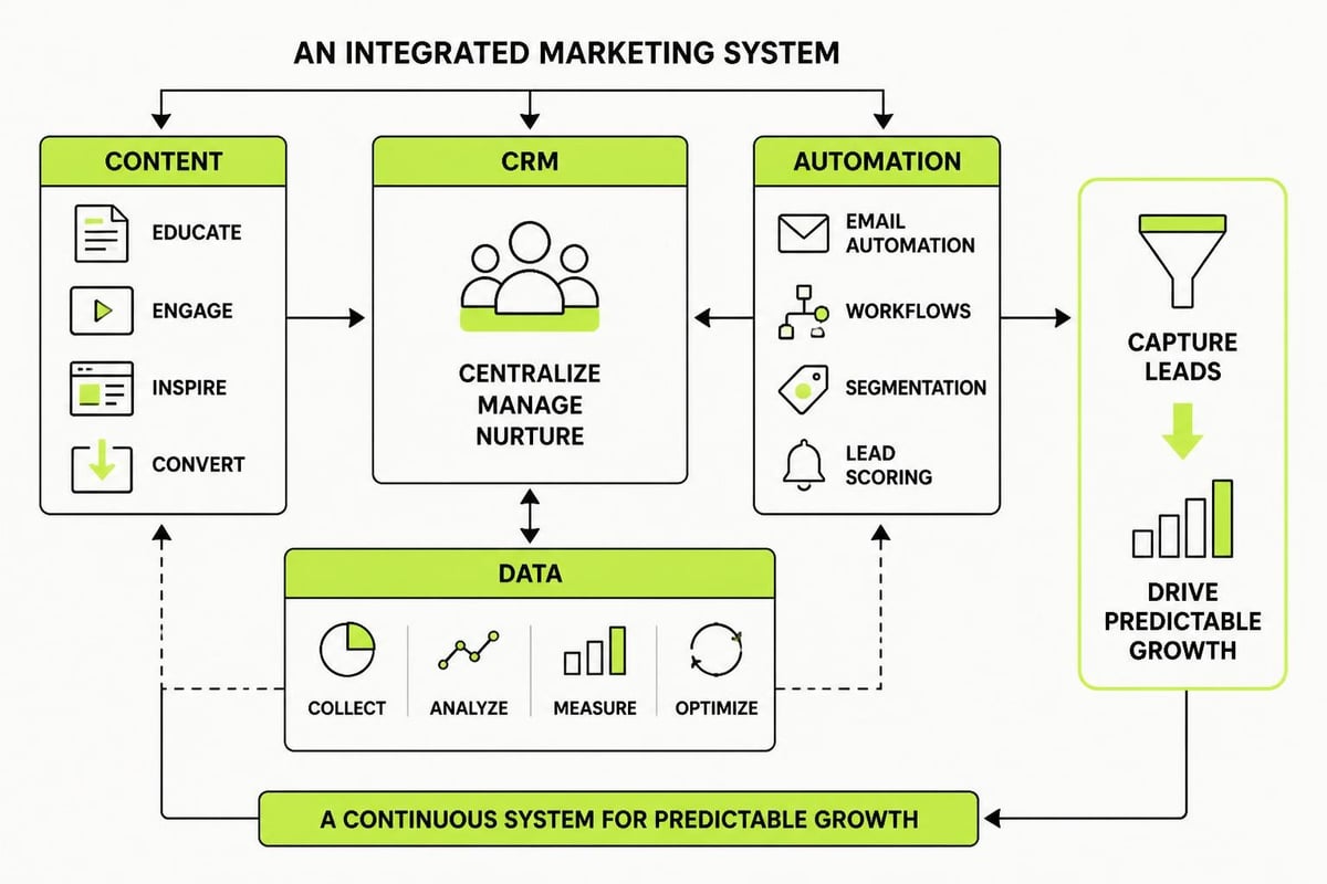 Solutions digital marketing system components