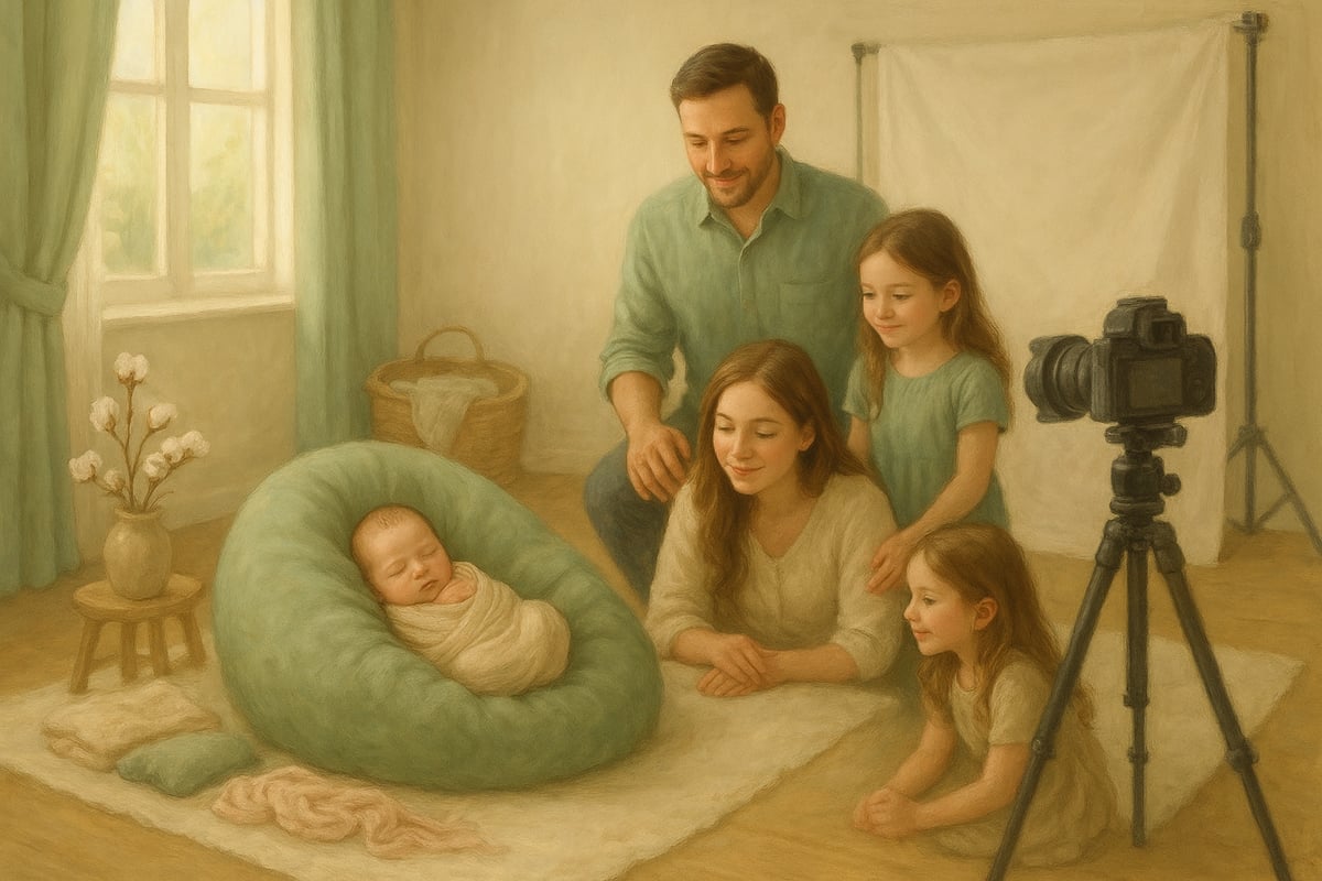 Preparing for a Posed Newborn Session