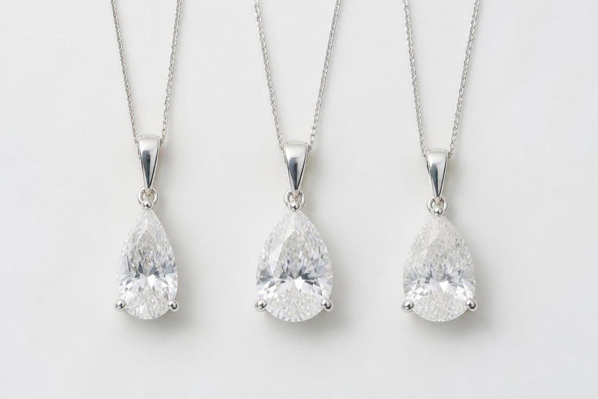 Teardrop pendant proportions
