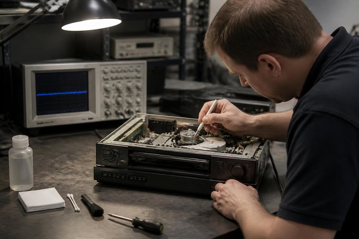 VHS deck maintenance