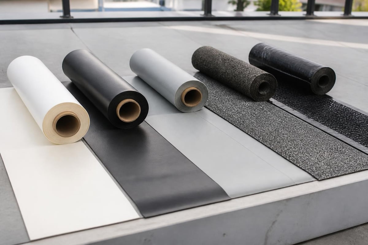 Flat roof materials comparison