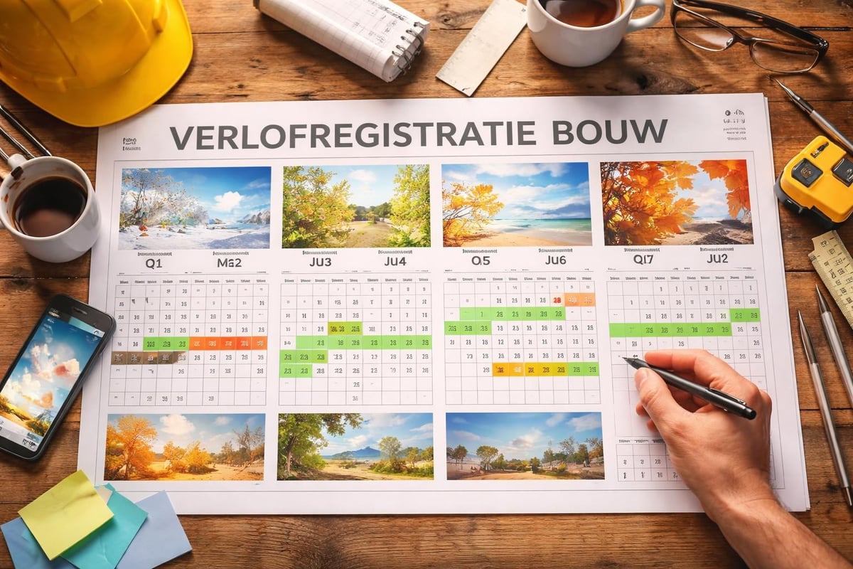 Bouw verlofplanning seizoenen