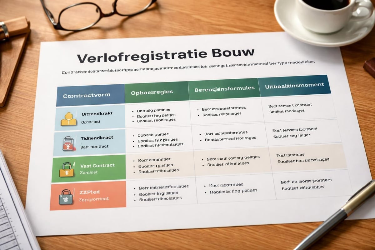 Verlofregistratie contracttypen