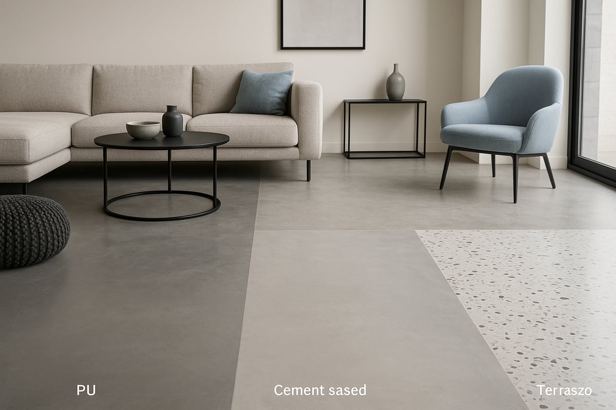 Prijzen per type gietvloer in 2025